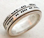spinner ring with words